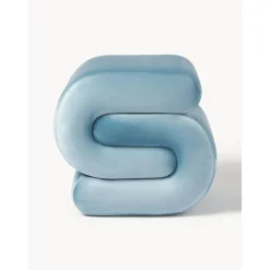 Sgabello In Velluto Merle*Westwing Collection Clearance