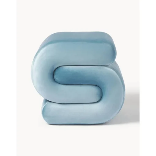 Sgabello In Velluto Merle*Westwing Collection Clearance