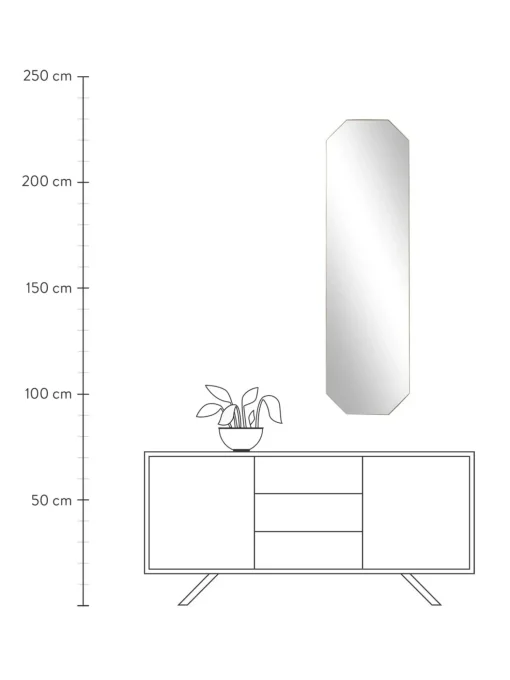 Specchio Angolare Da Parete Isabella