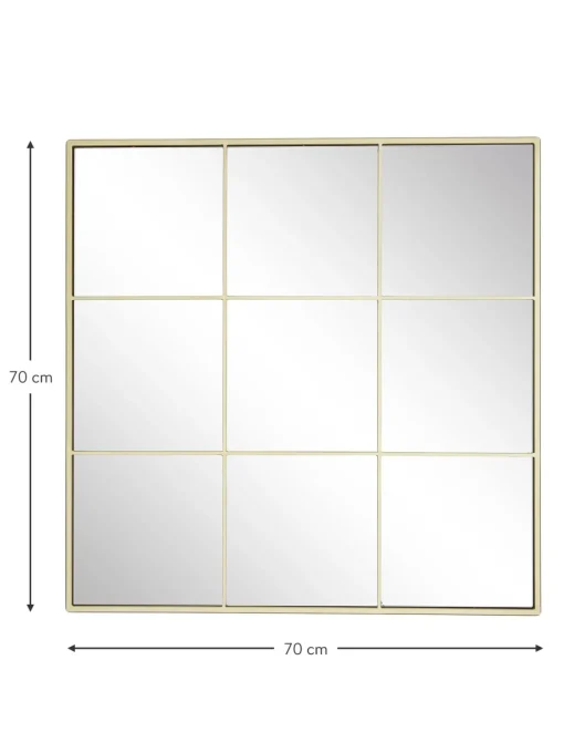Specchio Angolare Da Parete Effetto Finestra Clarita