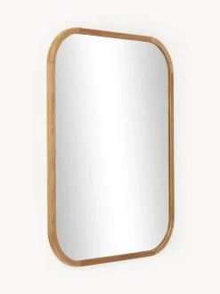 Specchio Da Parete Con Cornice In Legno Di Quercia Levan