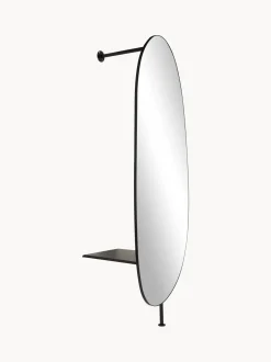 Specchio Moderno Da Parete Con Ripiano In Metallo Ophelia