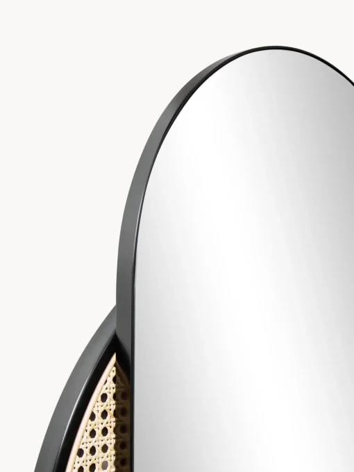 Specchio Ovale Da Parete Con Intreccio Viennese Esma