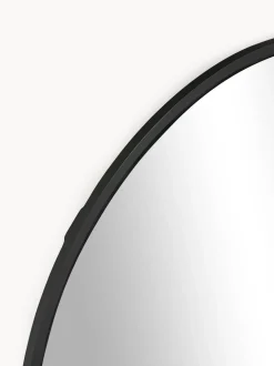 Specchio Ovale Da Parete Con Mensola In Marmo Verena