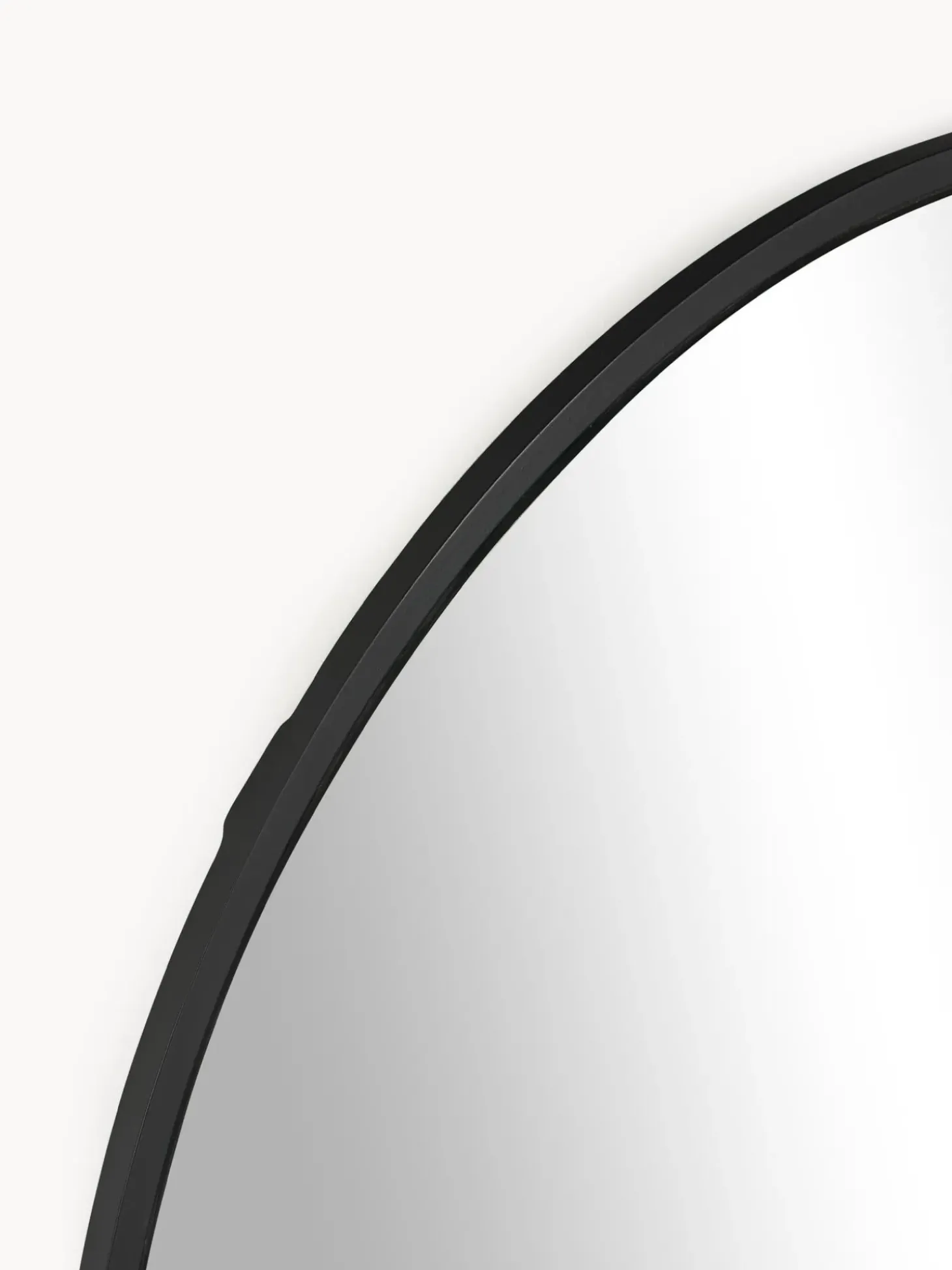 Specchio Ovale Da Parete Con Mensola In Marmo Verena