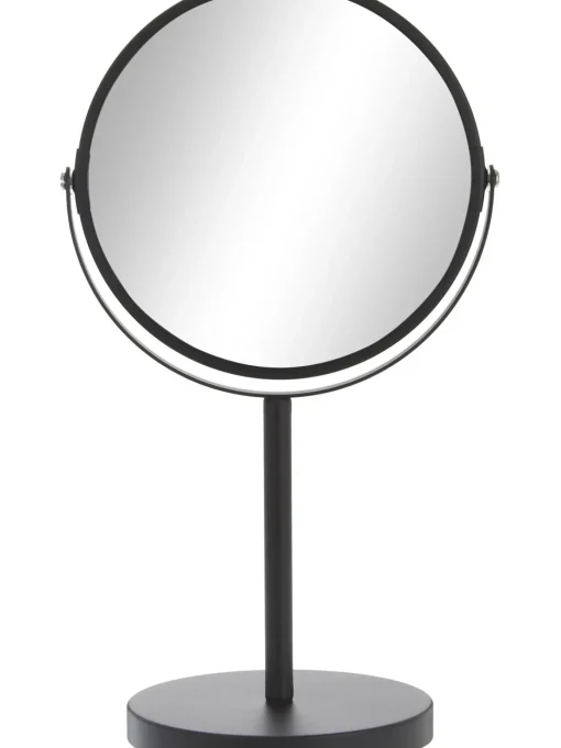 Specchio Per Trucco Rotondo Con Ingrandimento E Base In Metallo Classic