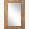 Specchio Quadrato Da Parete In Legno Di Mango Indigo
