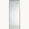 Specchio Rettangolare Da Parete Con Cornice In Alluminio Nero Norm