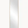 Specchio Rettangolare Da Parete Con Cornice In Legno Di Quercia Marrone Avery