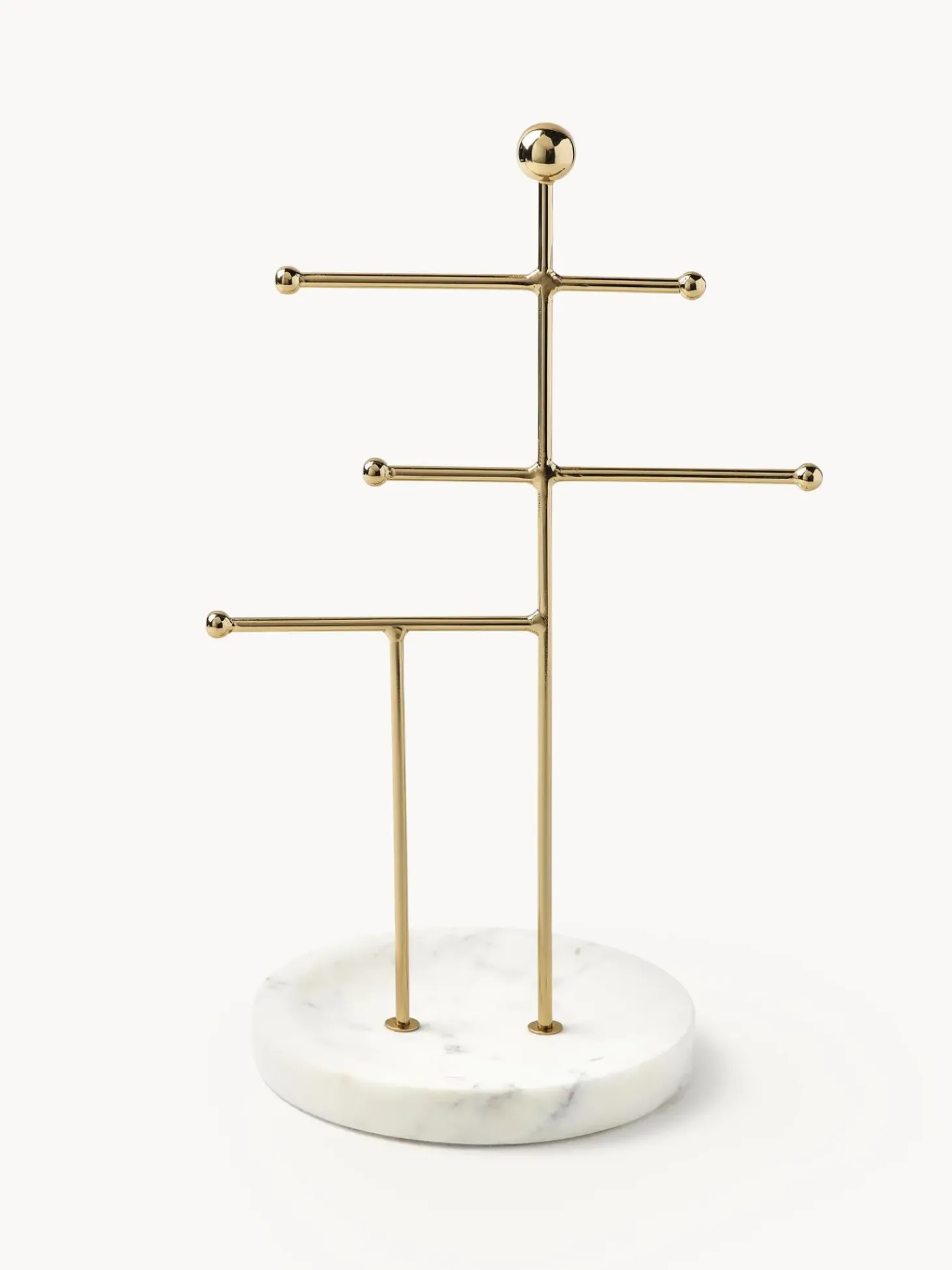 Stand Portagioie Con Base In Marmo Selina