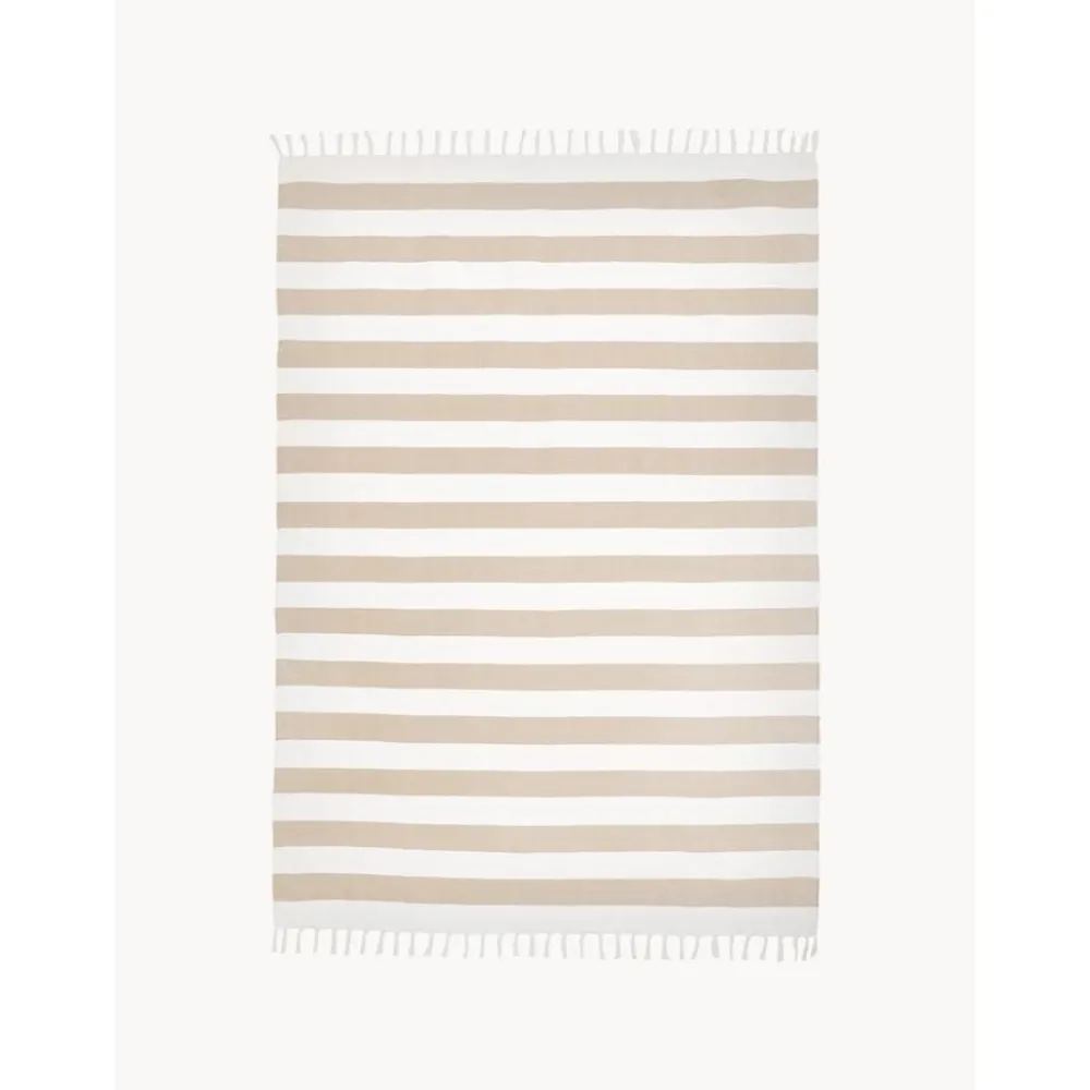 Tappeto In Cotone A Righe Tessuto A Mano Blocker*Westwing Collection Fashion