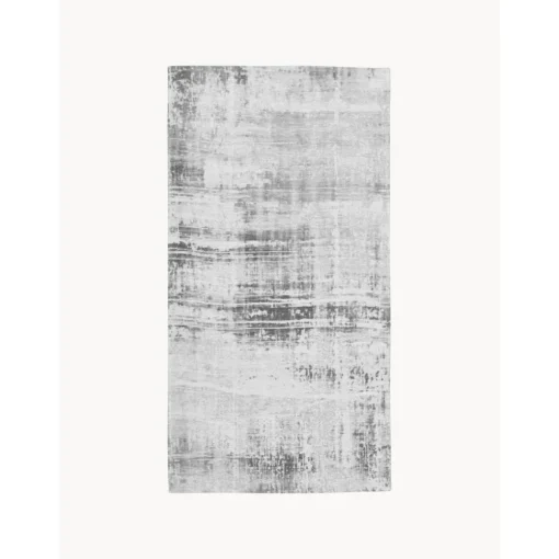 Tappeto In Cotone Argento/Grigio Chiaro Con Tessitura Piatta Louisa*Westwing Collection Fashion