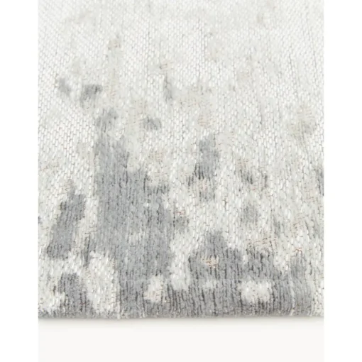 Tappeto In Cotone Argento/Grigio Chiaro Con Tessitura Piatta Louisa*Westwing Collection Fashion