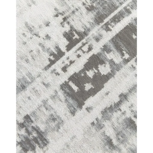 Tappeto In Cotone Argento/Grigio Chiaro Con Tessitura Piatta Louisa*Westwing Collection Fashion
