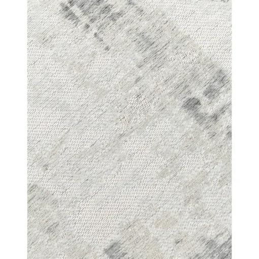 Tappeto In Cotone Argento/Grigio Chiaro Con Tessitura Piatta Louisa*Westwing Collection Fashion