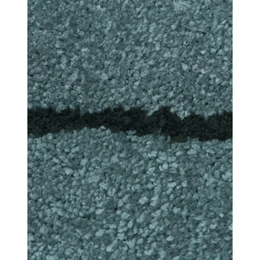 Tappeto Rotondo A Pelo Lungo Blu Petrolio Davin, Fatto A Mano*Westwing Collection Discount