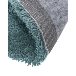 Tappeto Rotondo A Pelo Lungo Blu Petrolio Davin, Fatto A Mano*Westwing Collection Discount