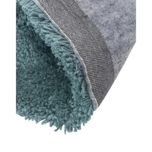 Tappeto Rotondo A Pelo Lungo Blu Petrolio Davin, Fatto A Mano*Westwing Collection Discount