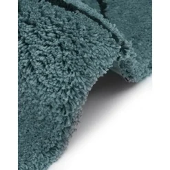 Tappeto Rotondo A Pelo Lungo Blu Petrolio Davin, Fatto A Mano*Westwing Collection Discount