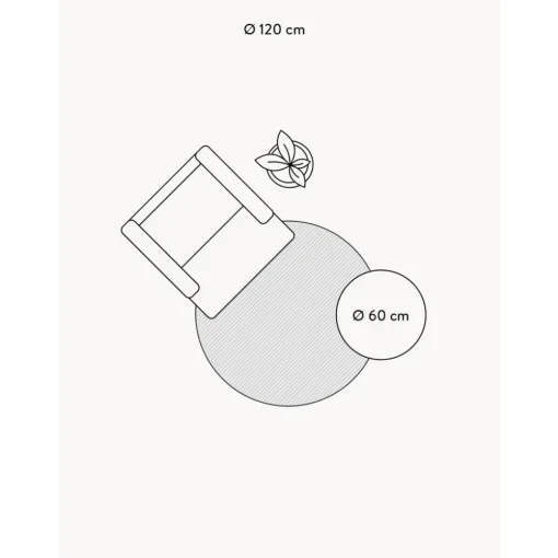 Tappeto Rotondo Da Interno-Esterno Con Sfumatura Di Colore Paris*Westwing Collection Discount