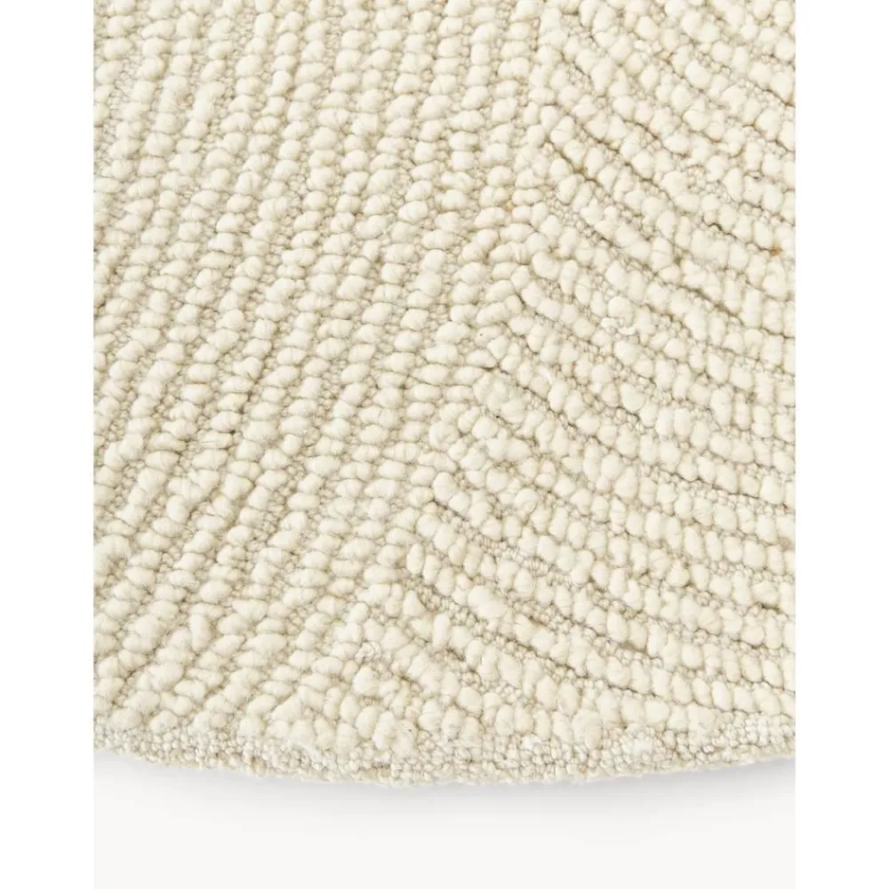 Tappeto Rotondo Fatto A Mano A Pelo Corto Realizzato Con Materiali Riciclati Eleni*Westwing Collection Best