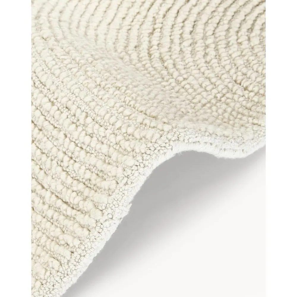 Tappeto Rotondo Fatto A Mano A Pelo Corto Realizzato Con Materiali Riciclati Eleni*Westwing Collection Best