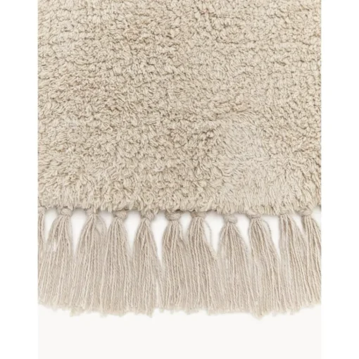 Tappeto Rotondo In Cotone Tessuto A Mano Con Frange Daya*Westwing Collection Fashion