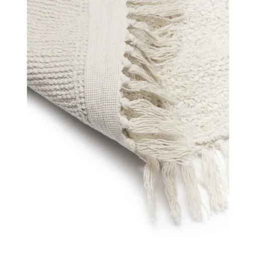 Tappeto Rotondo In Cotone Fatto A Mano Con Frange Daya*Westwing Collection Fashion