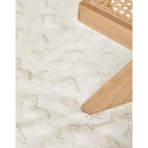 Tappeto Rotondo In Cotone Con Struttura In Rilievo Idris*Westwing Collection Fashion