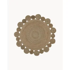 Tappeto Rotondo In Juta Fatto A Mano Niago*Westwing Collection Sale