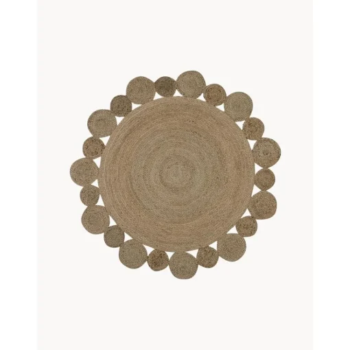 Tappeto Rotondo In Juta Fatto A Mano Niago*Westwing Collection Sale