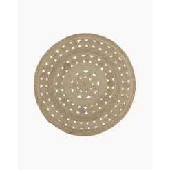 Tappeto Rotondo In Juta Fatto A Mano Shyam*Westwing Collection Clearance