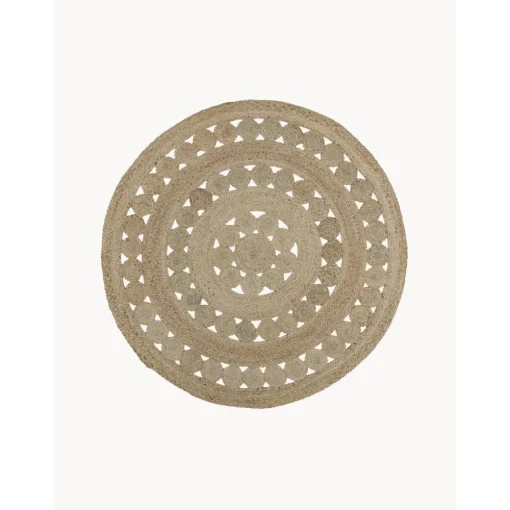 Tappeto Rotondo In Juta Fatto A Mano Shyam*Westwing Collection Clearance