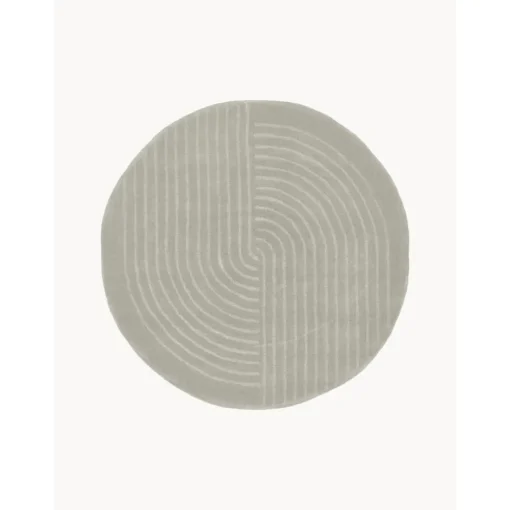 Tappeto Rotondo In Lana Fatto A Mano Mason*Westwing Collection Clearance