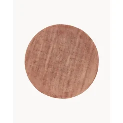 Tappeto Rotondo In Viscosa Tessuto A Mano Jane*Westwing Collection Discount