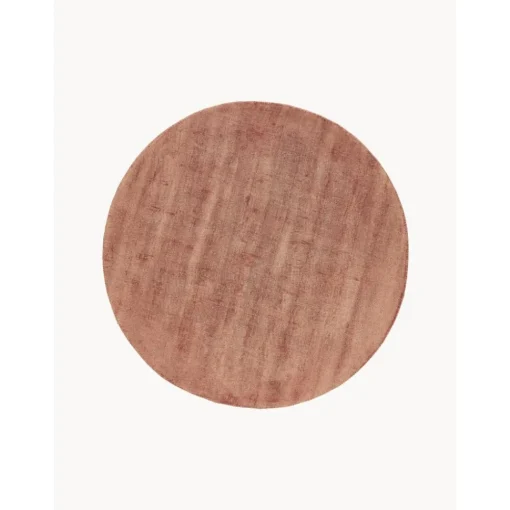 Tappeto Rotondo In Viscosa Tessuto A Mano Jane*Westwing Collection Discount