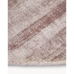 Tappeto Rotondo In Viscosa Tessuto A Mano Jane*Westwing Collection Fashion