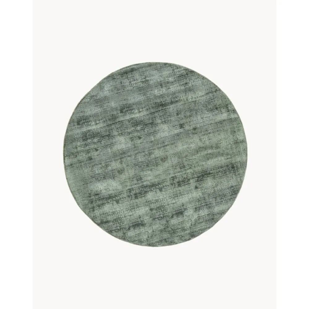 Tappeto Rotondo In Viscosa Tessuto A Mano Jane*Westwing Collection Best