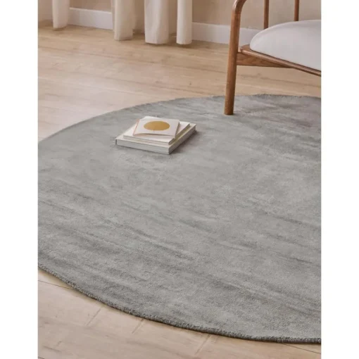 Tappeto Rotondo In Viscosa Fatto A Mano Jane*Westwing Collection Clearance
