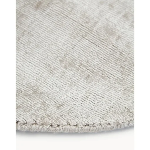 Tappeto Rotondo In Viscosa Tessuto A Mano Jane*Westwing Collection Fashion