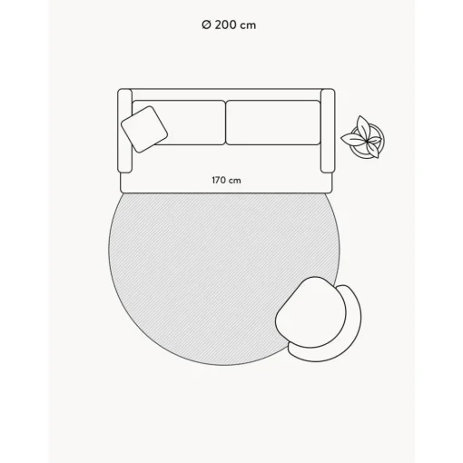 Tappeto Rotondo Morbido A Pelo Lungo Leighton*Westwing Collection Discount