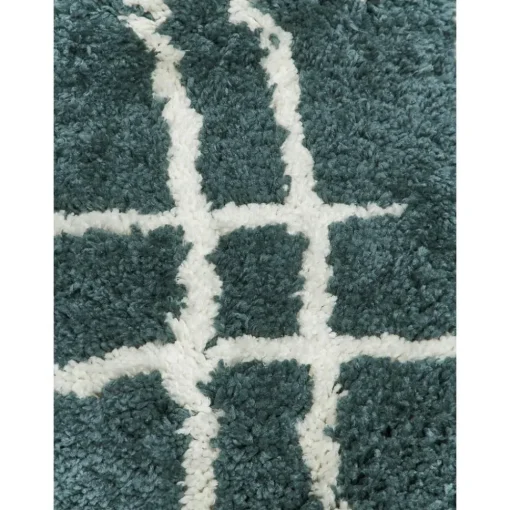 Tappeto Soffice Fatto A Mano A Pelo Lungo Color Petrolio Amelie*Westwing Collection Fashion