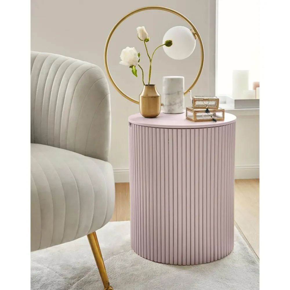 Tavolino Contenitore Rotondo Nele*Westwing Collection Outlet