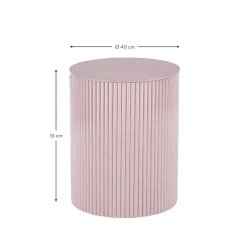 Tavolino Contenitore Rotondo Nele*Westwing Collection Outlet