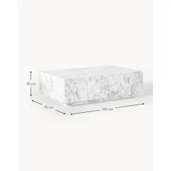 Tavolino Da Salotto Effetto Marmo Lesley*Westwing Collection Outlet