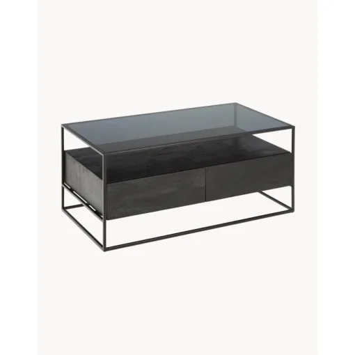 Tavolino Da Salotto In Legno Con Cassetti Theodor*Westwing Collection New