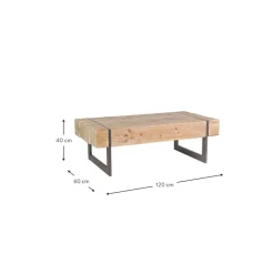 Tavolino Da Salotto In Legno Garrett*Bizzotto Hot