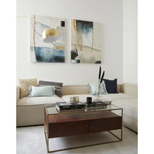 Tavolino Da Salotto In Legno Con Cassetti Theodor*Westwing Collection Outlet