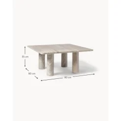 Tavolino Da Salotto Quadrato In Marmo Mabel*Westwing Collection New