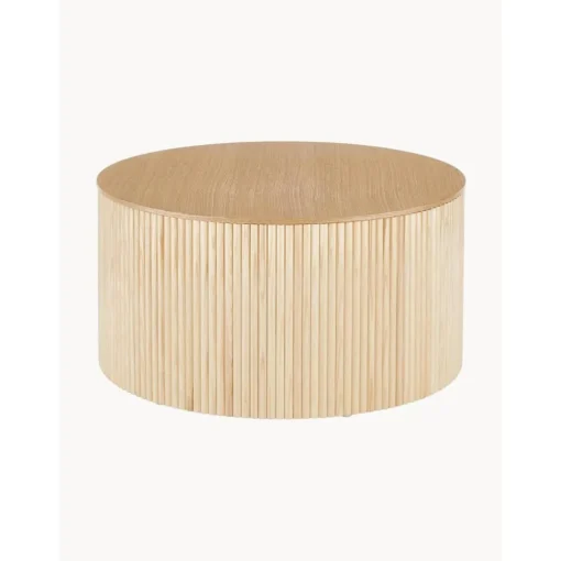 Tavolino Da Salotto Rotondo Con Contenitore Nele*Westwing Collection Hot